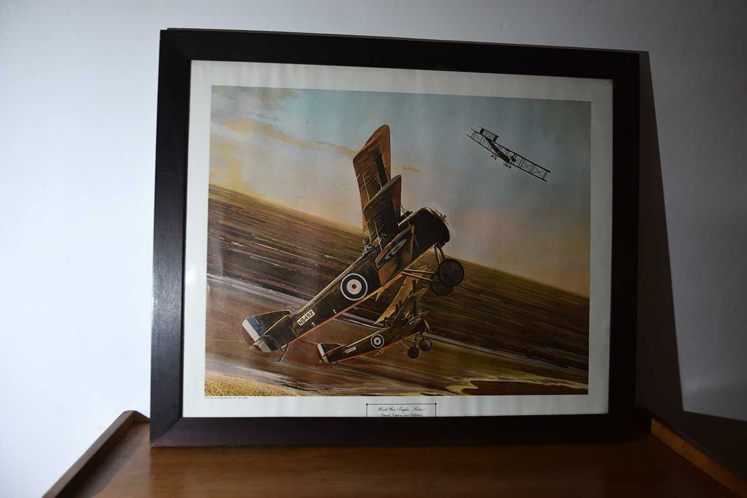 Quadro Vintage Aviões 1ª Guerra