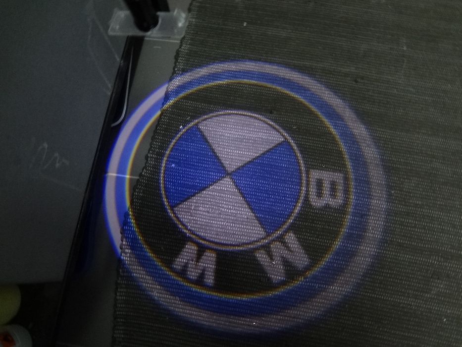 Projetores de símbolo em led para portas BMW