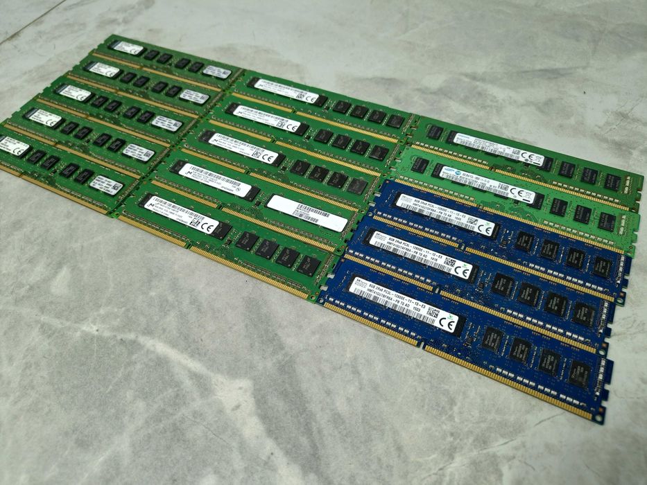 Оперативна память 8GB DDR3 ECC Hynix Samsung Micron Kingston - 1600MHz