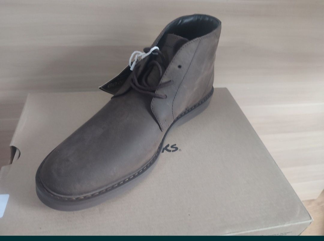 Clarks męskie buty Chukka atticuslthigtx r.41,5 nowe oryginalne okazja