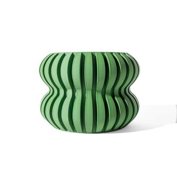 Vaso de Planta Design Moderno 3D - Ondulado e Único