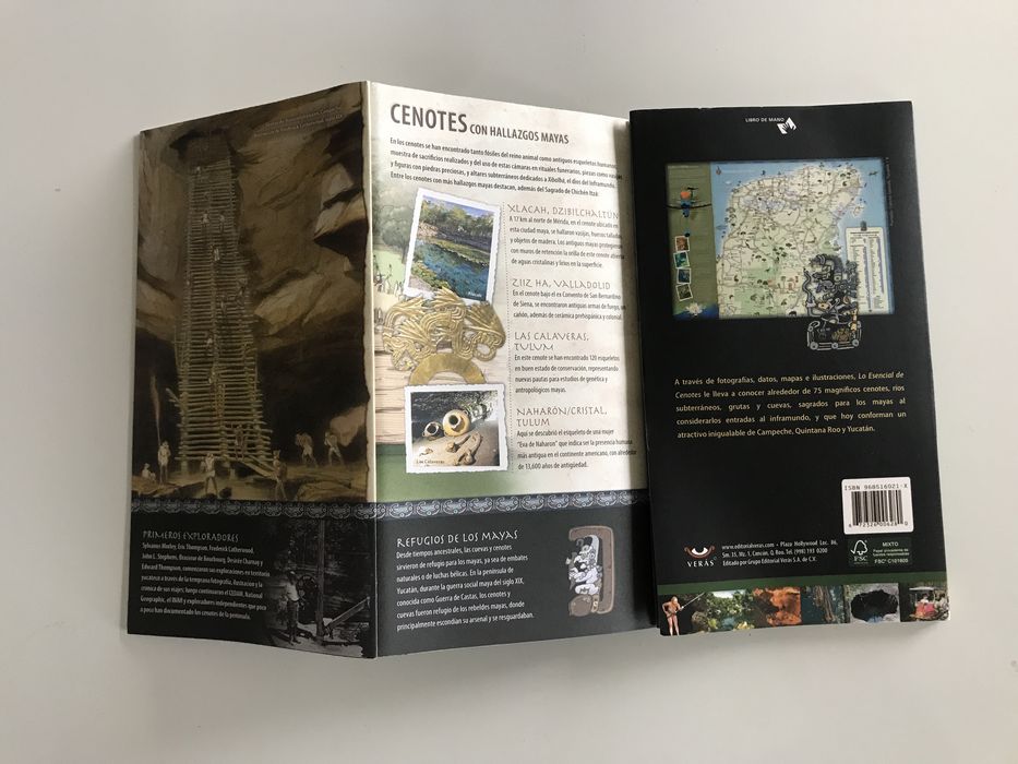 Guia mapa de cenotes Península de Yucatán no Mexico