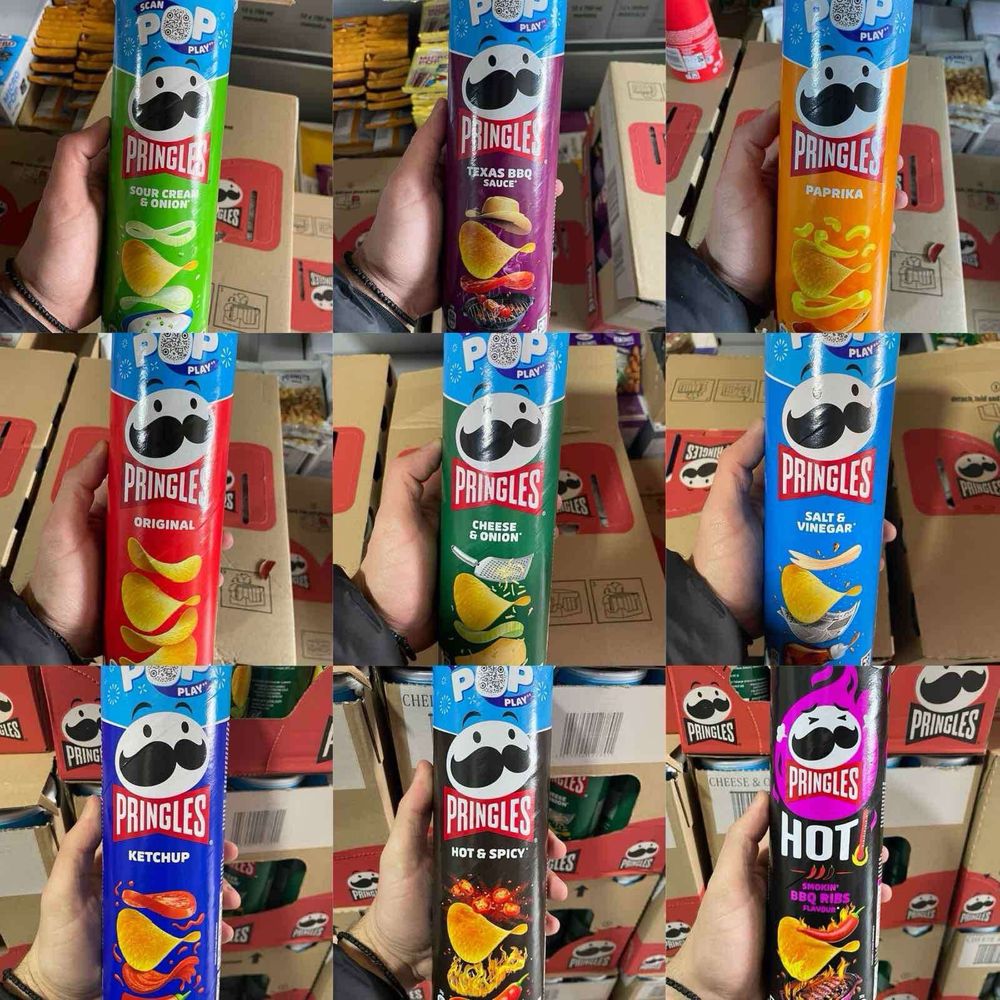 Чипсы Принглс 165 грамм / чипсы Pringles 165g