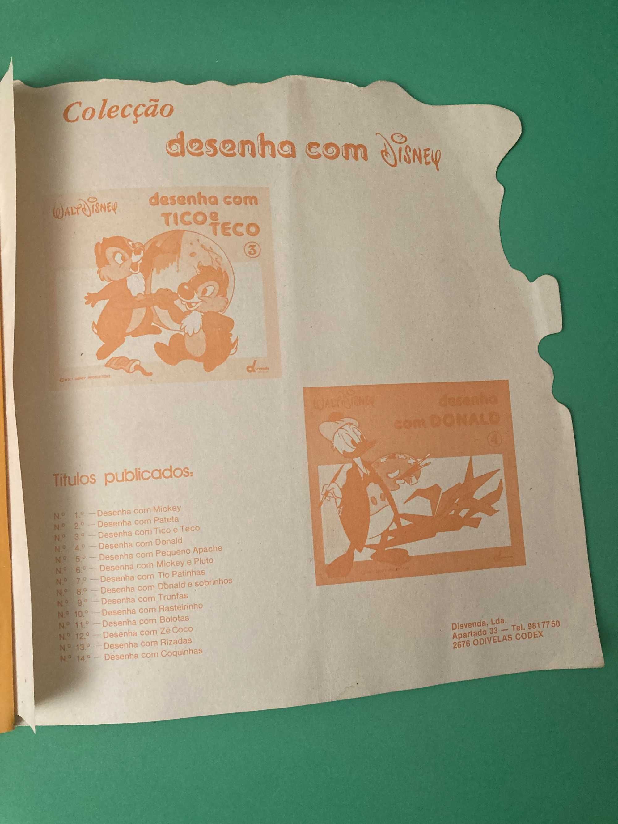 Rara Caderneta Figuras Disney da Disvenda Anos 80 Completa