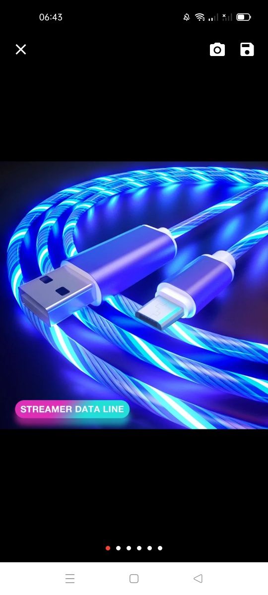 USB кабель для быстрой зарядки