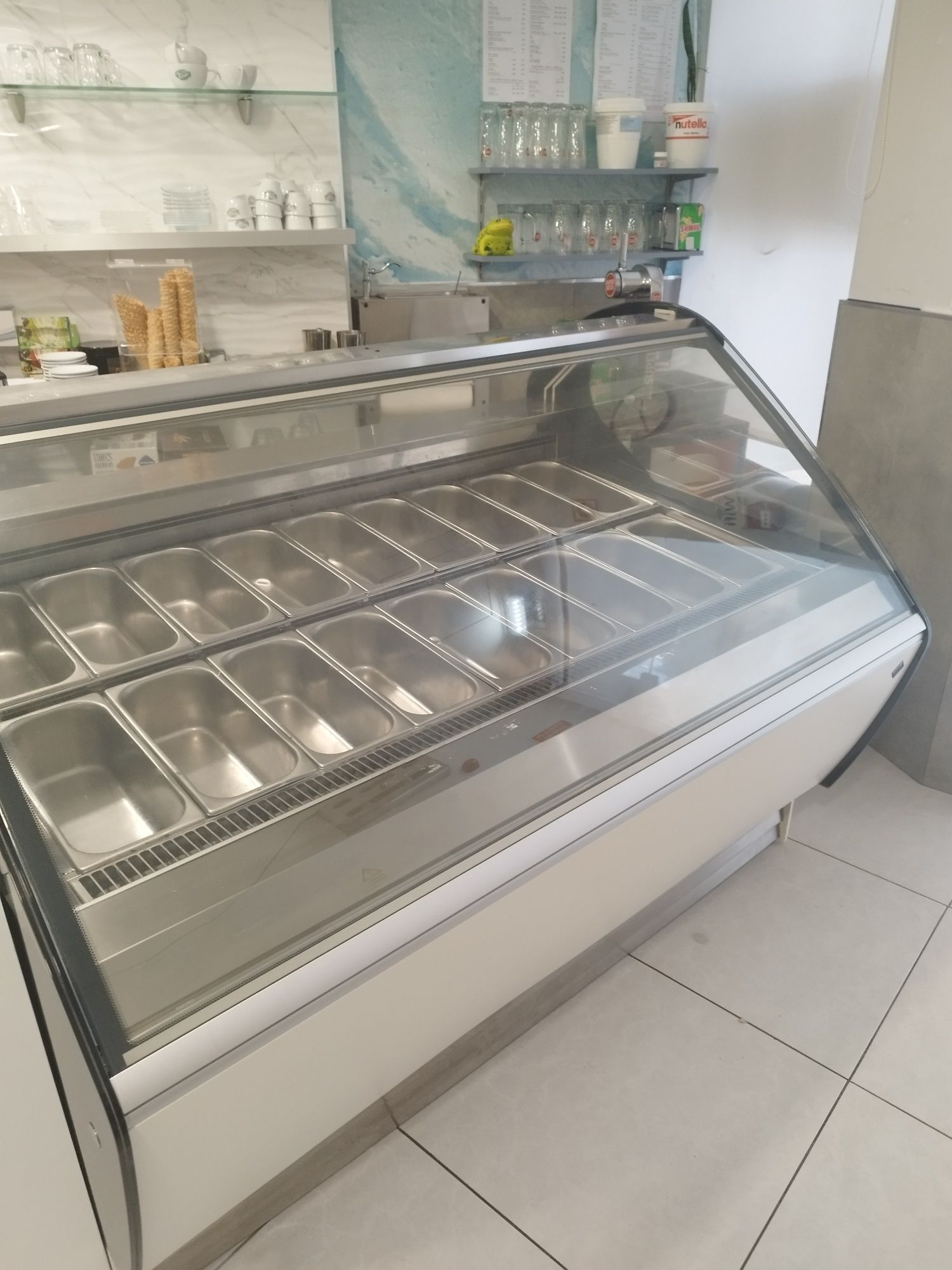 Vitrine para gelados profissional