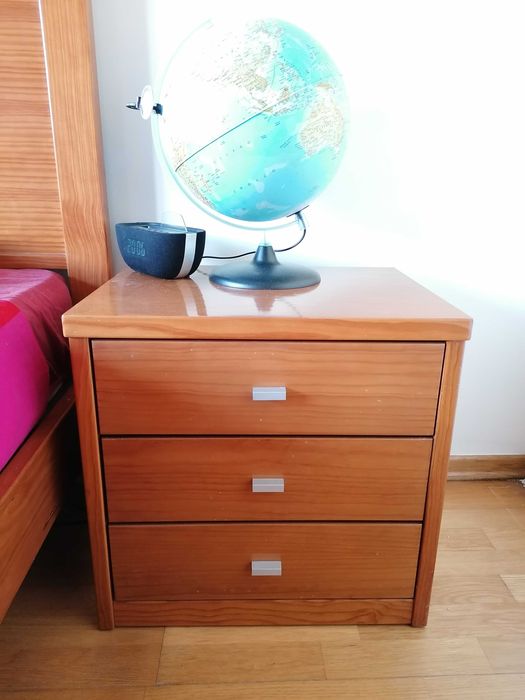 Mobilia Completa Quarto Solteiro em Cerejeira