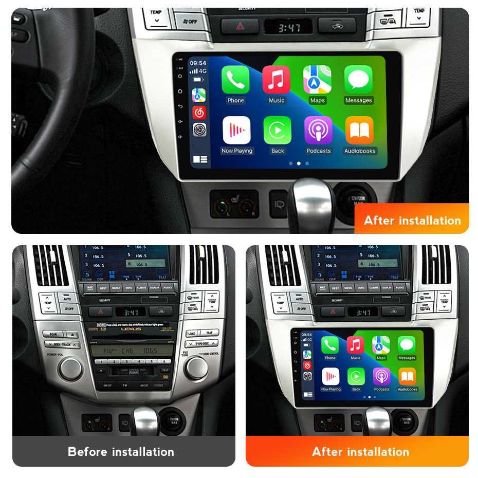 Штатна магнітола Lexus RX-300 2003-2009 Android GPS навігація