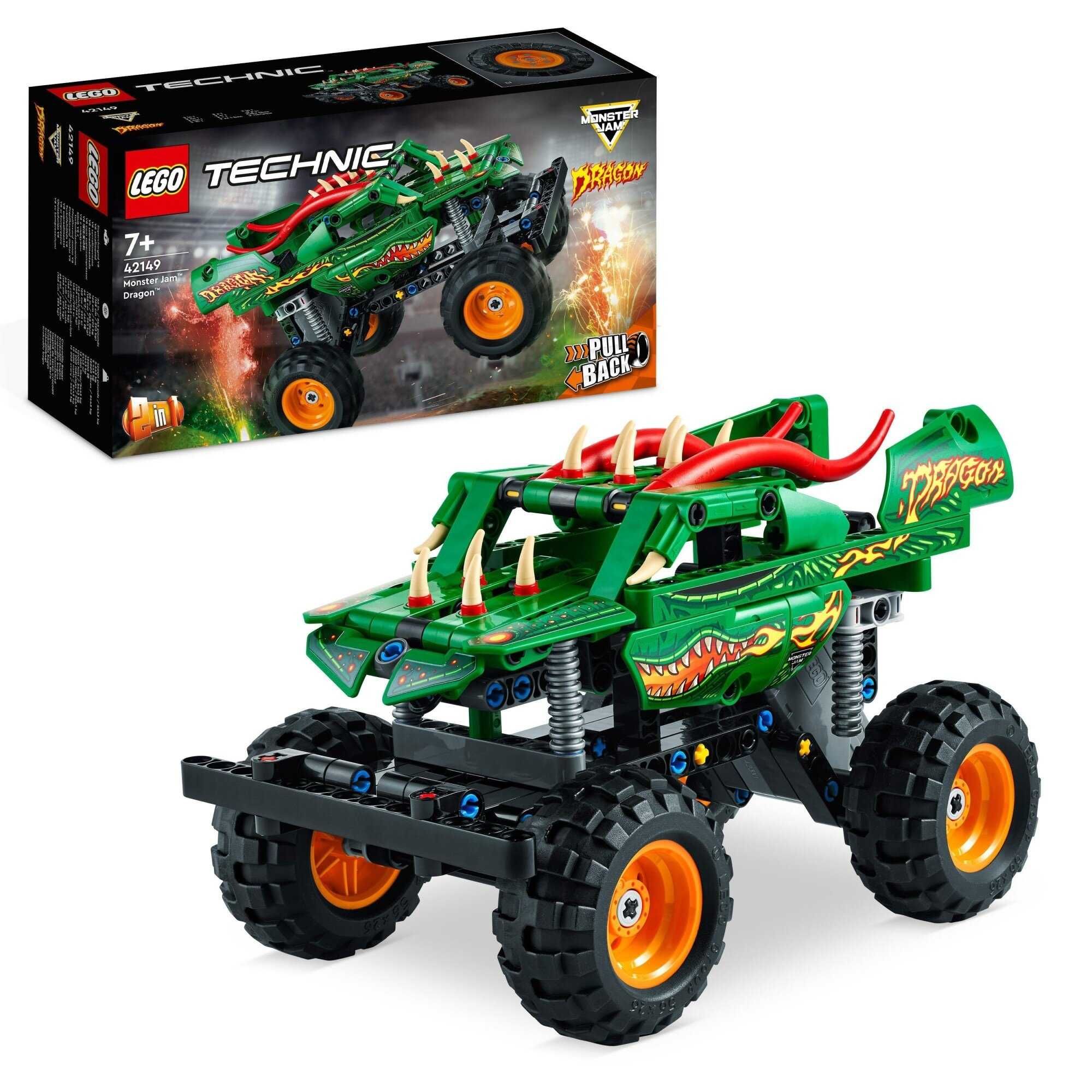 NOWE klocki LEGO 42149 Technic Monster Jam Dragon