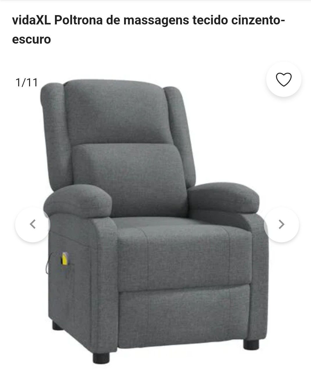 Cadeira de massagens 3 posições