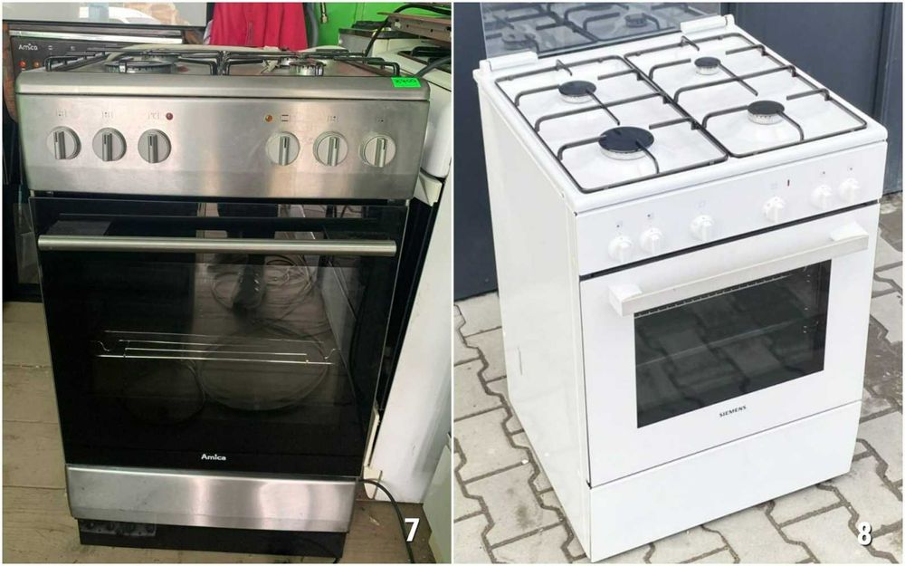 ПЛИТА Газова AMICA CV8924 50 60см Конвекція ГРИЛЬ Таймер Б\у Німеччина