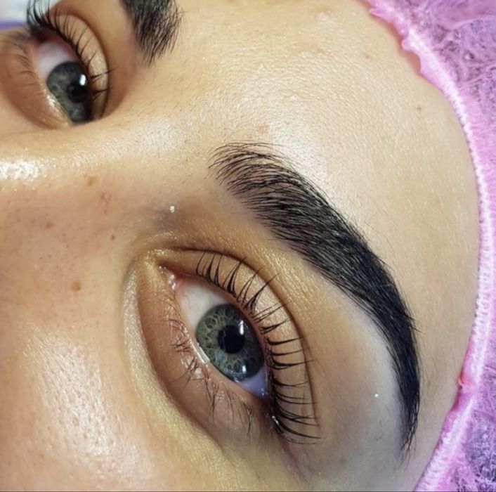 Ламинирование ресниц.Оформление бровей.Аппаратный массаж