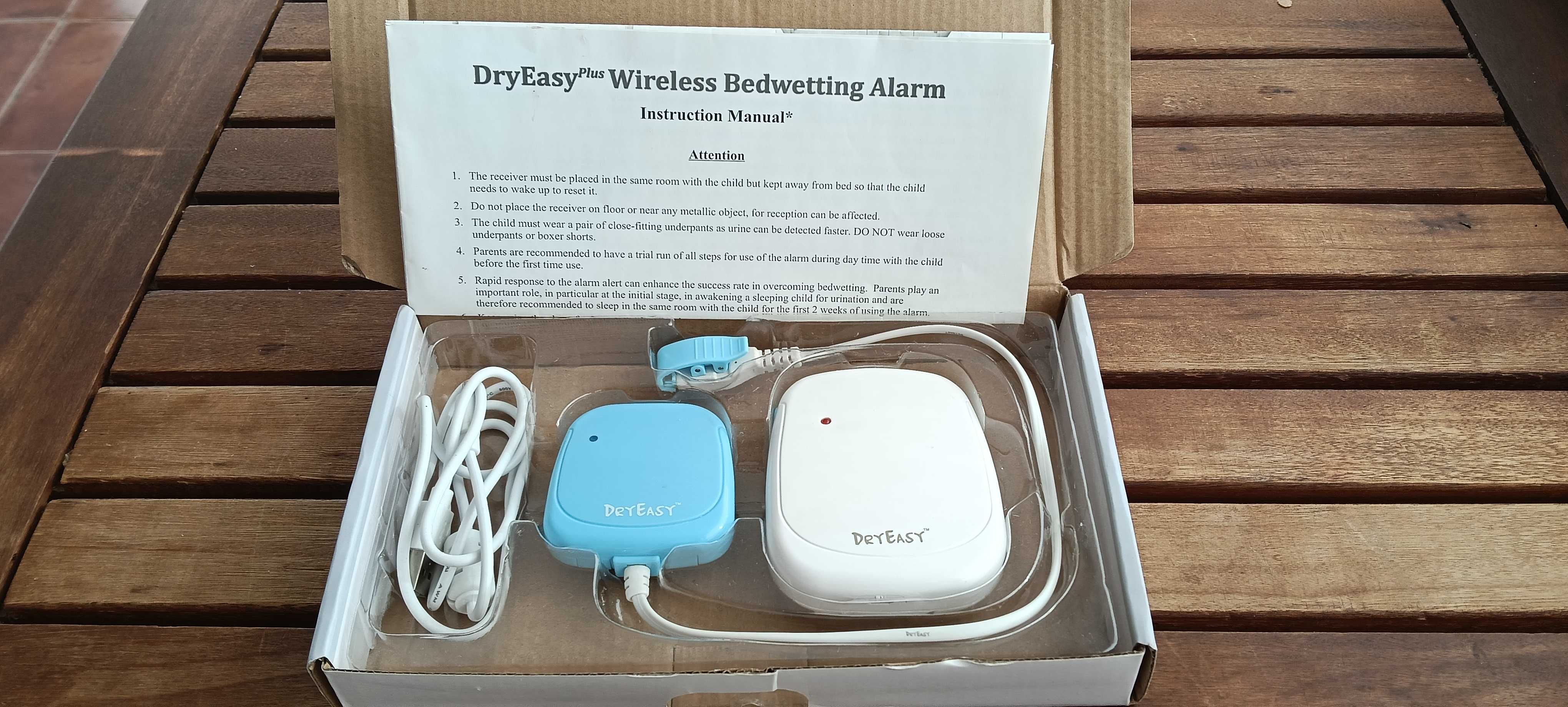 Alarme enurese infantil DryEasy plus - wireless bedwetting alarm