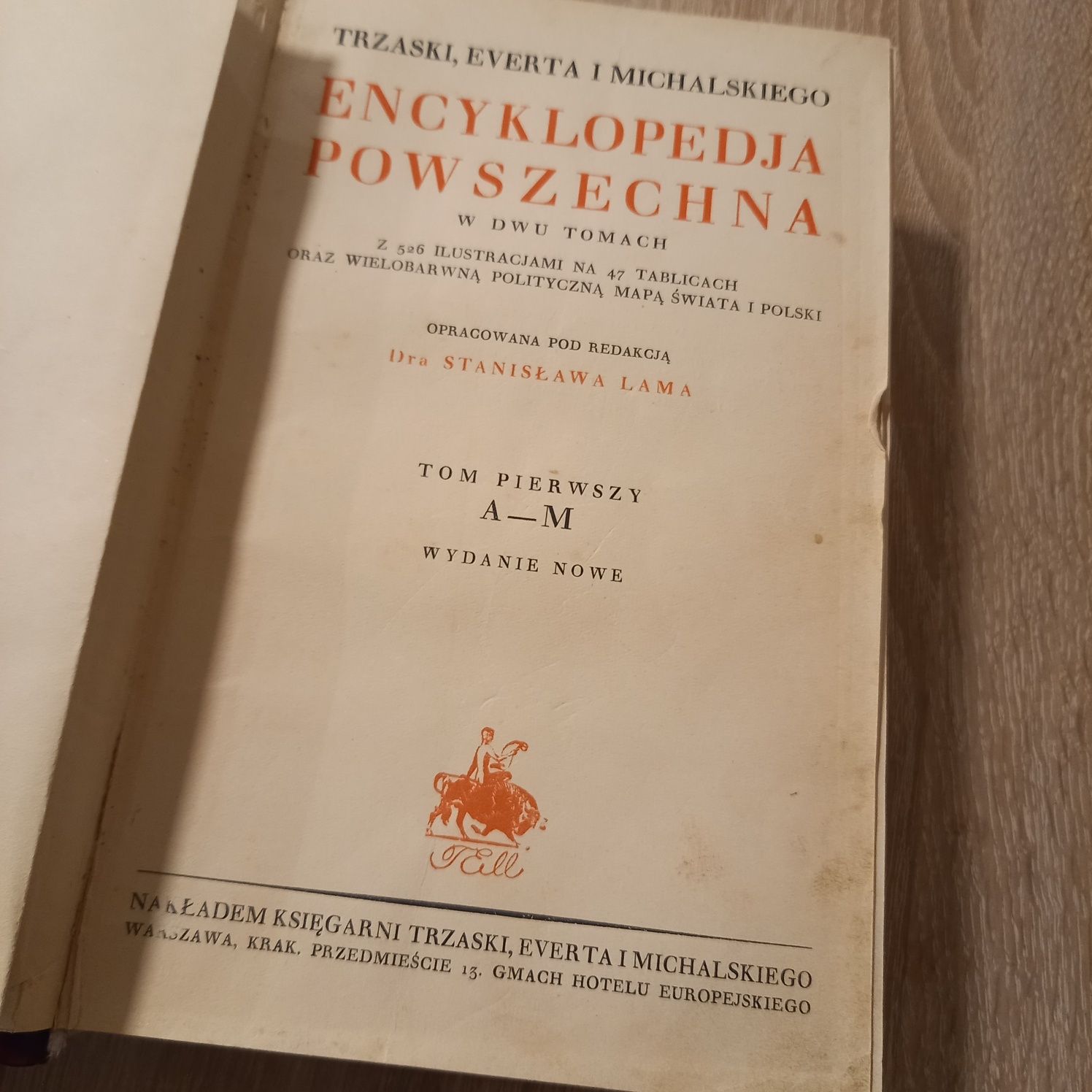Książka Encyklopedia powszechna Ilustrowana  Trzaski Everta Michalski