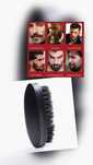 Щітка маленька кишенькова для бороди Black Beard Brush