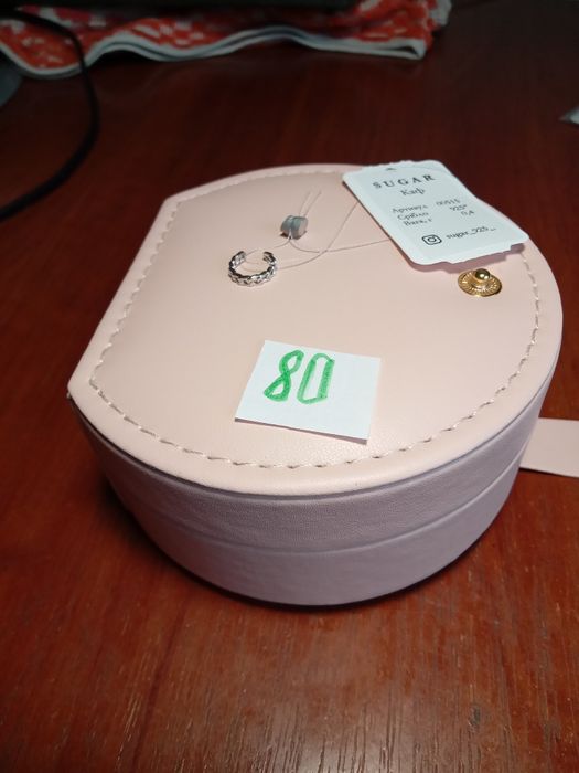 Продам серебряный кафф-сережка