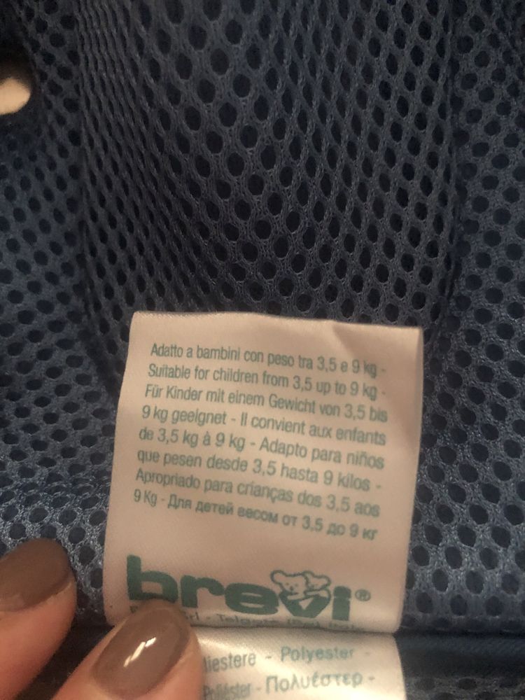 Marsupio para bebe 3/9 kg como novo com ajuste adequado ao crescimento