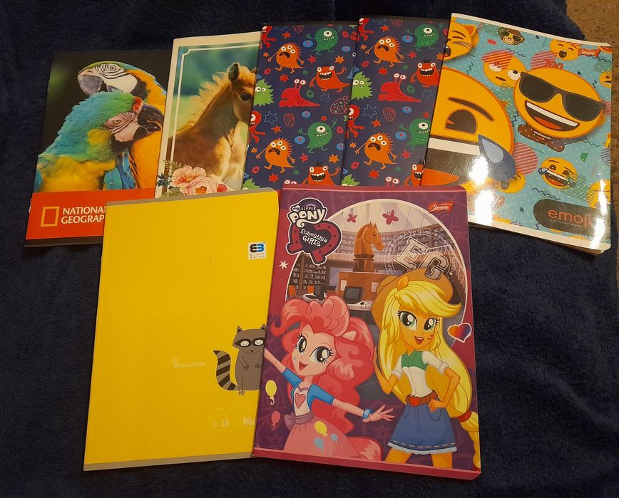 Zestaw 16 kartkowych zeszytów