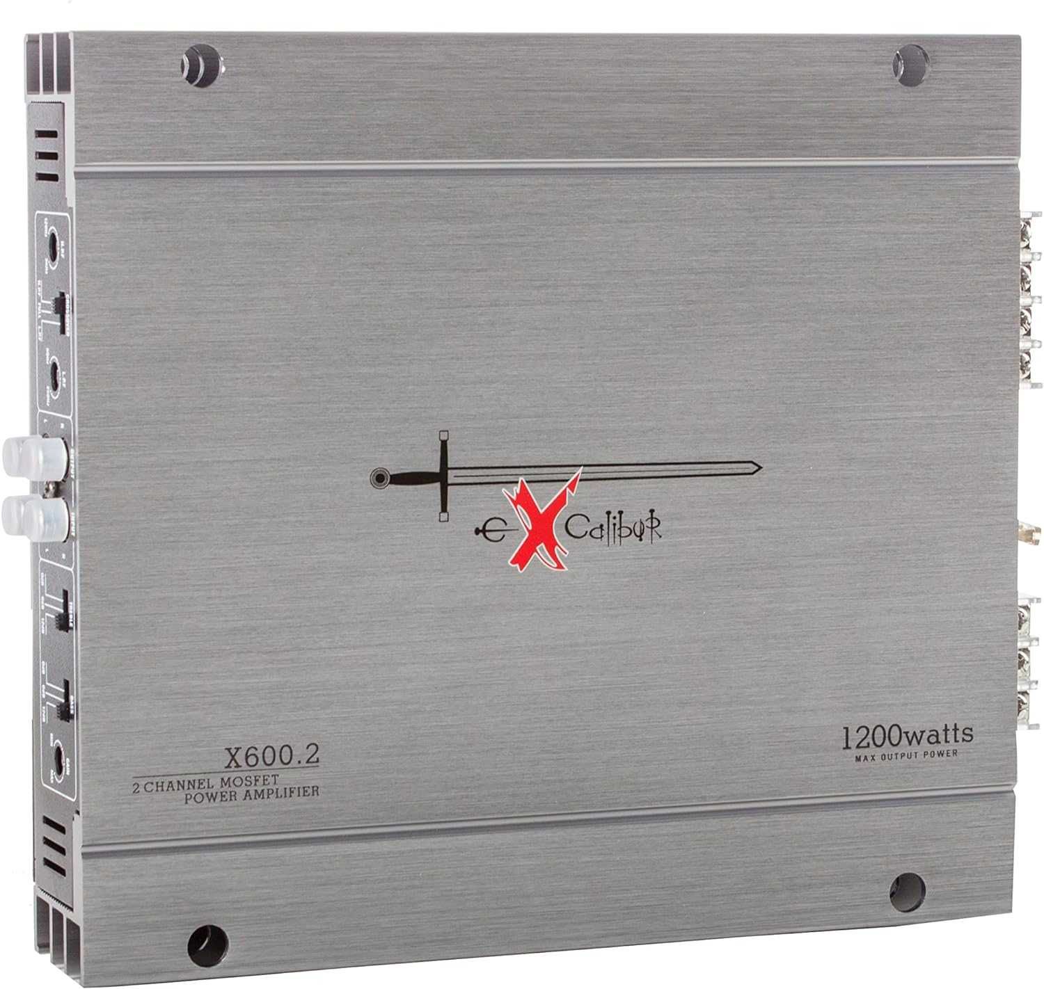 Amplificador de carro de 2 canais, potência de 1200 w