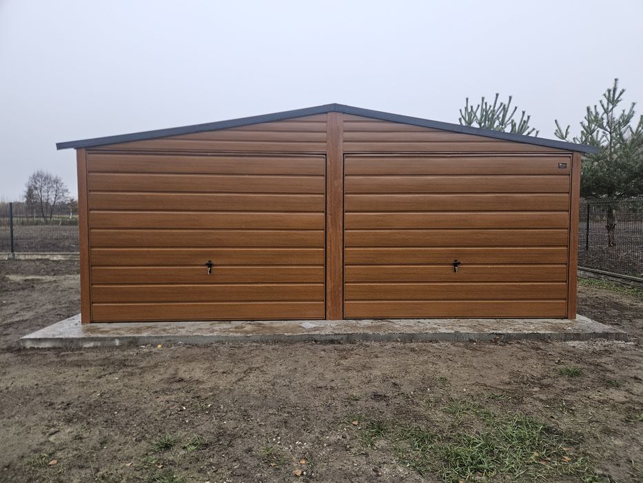 6x6 POM Garaze Blaszane Garaż Blaszany Blaszak Blaszaki Okucia wiata