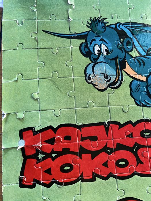Kajko i Kokosz, christa, trefl, puzzle, stare