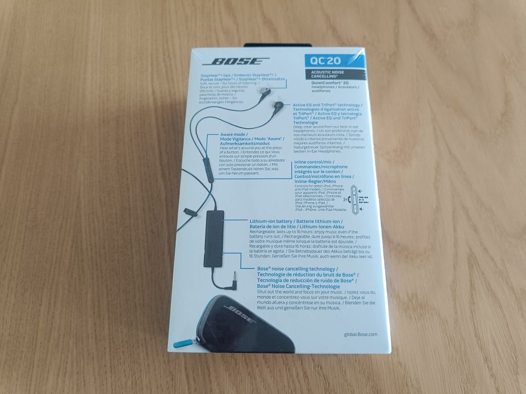 Słuchawki Bose QuietComfort 20 nowe fabrycznie zapakowane