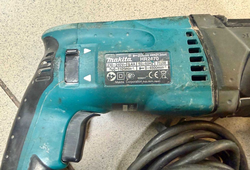 Młotowiertarka Makita HR2470 +Walizka 780W NowyLombard/Raków