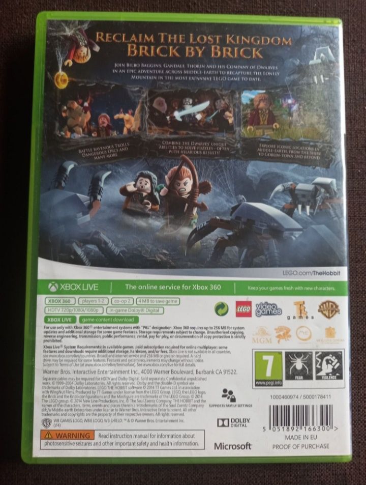 Gra Lego Hobbit po polsku na konsolę xbox 360