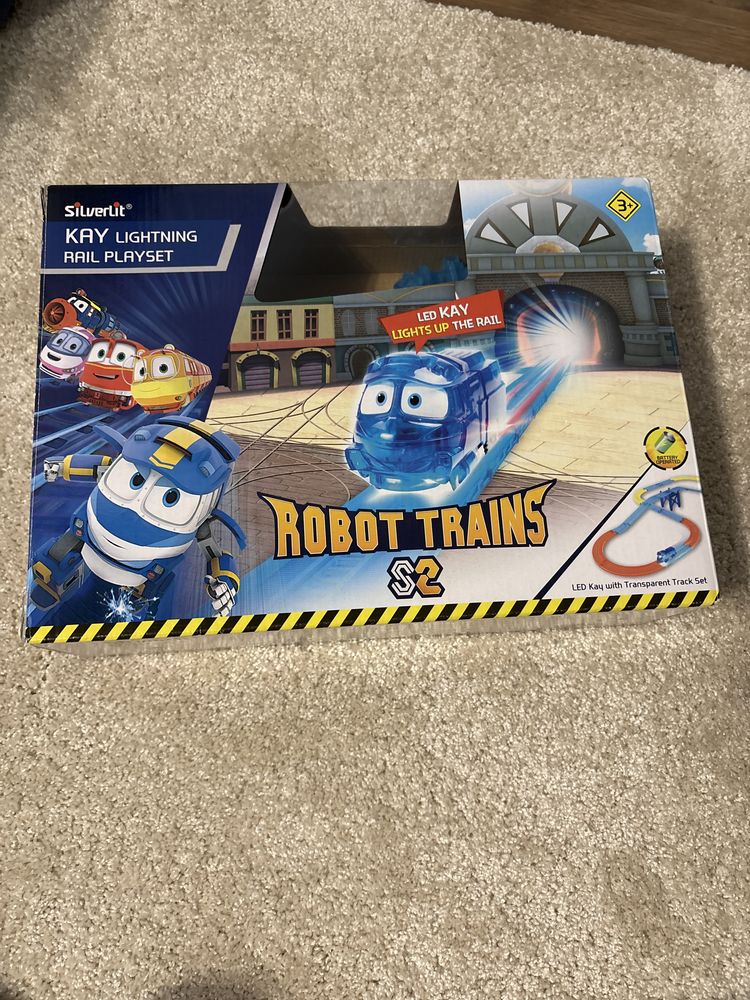 Stacja z pociągiem Kay Robot Trains