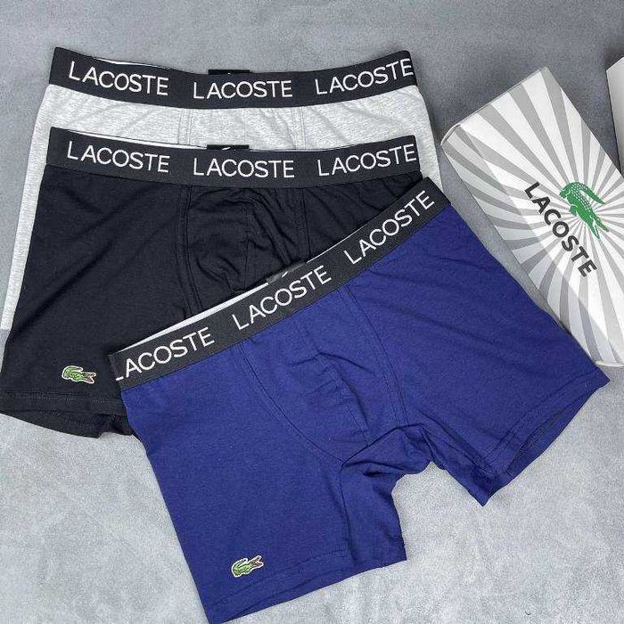 Lacoste чоловічі повномірні боксери. Мужские полномерные трусы