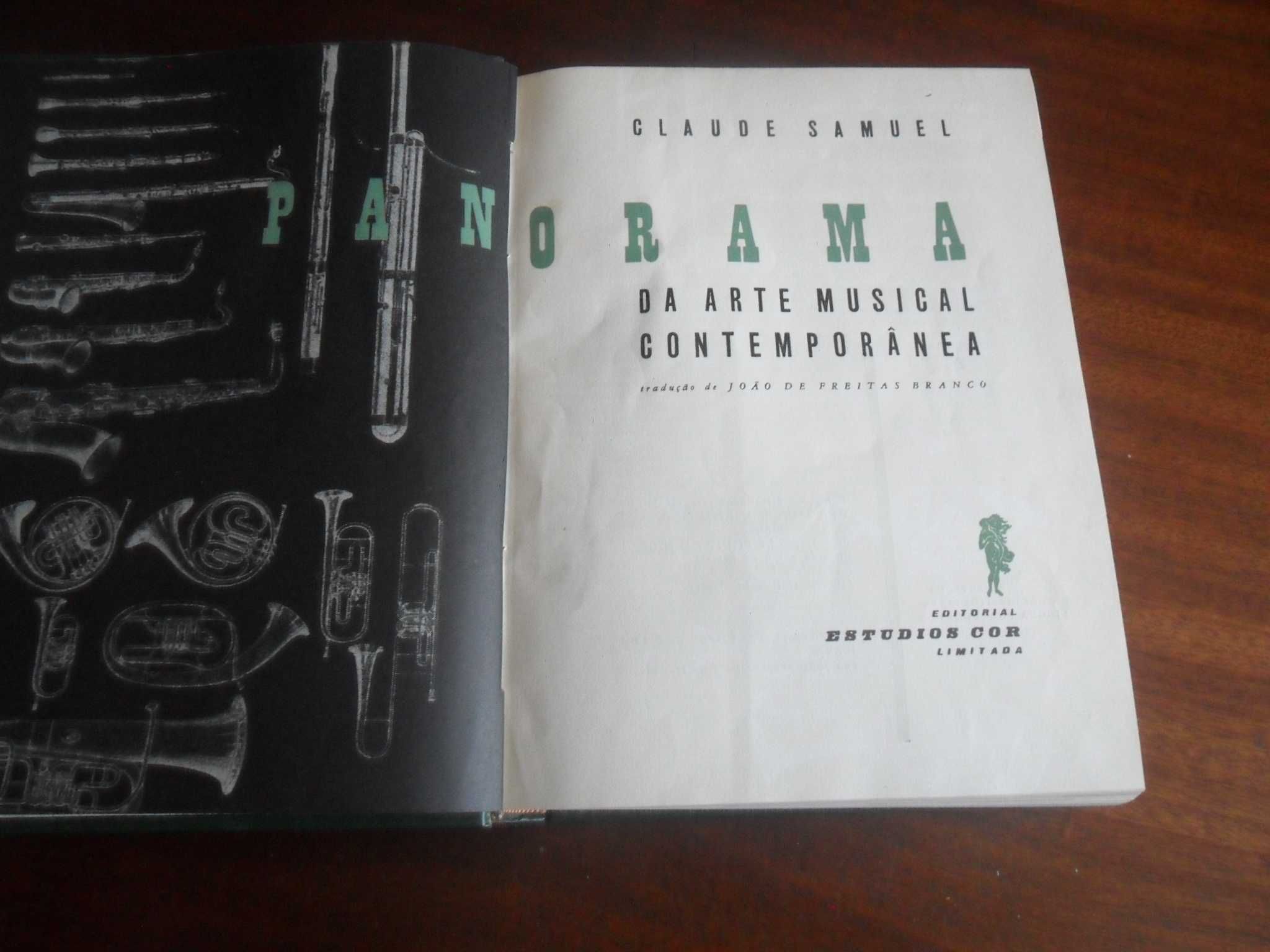 "Panorama da Arte Musical Contemporânea" de Claude Samuel - 1ª Ed 1965