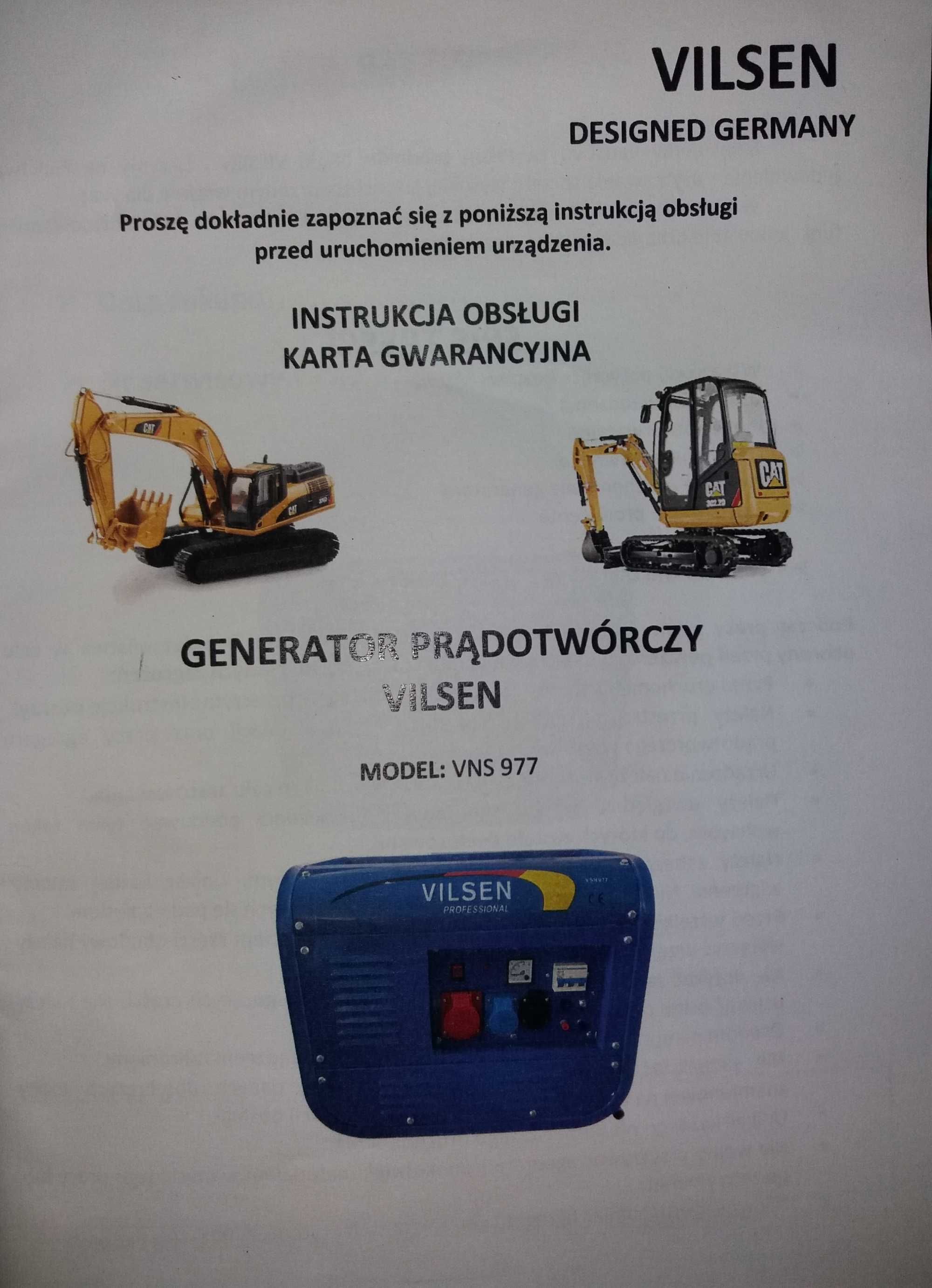 Generator prądotwórczy vilsen prostownik agregat Promocyjna cena!