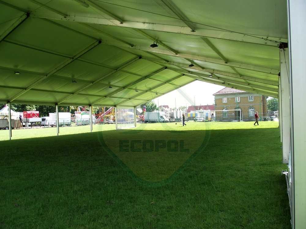 Hala namiotowa aluminiowo-stalowa 20 x 40 x 3m, całoroczna, używana