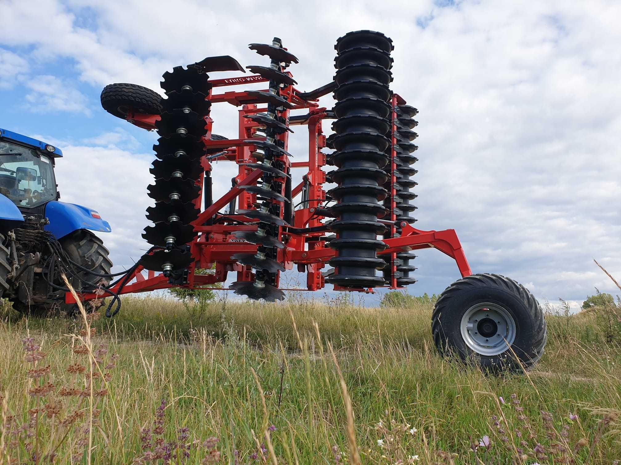 Brona Talerzowa agregat hydraulicznie składana EURO-MASZ dostawa