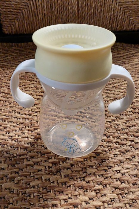 Biberão raposa amarelo