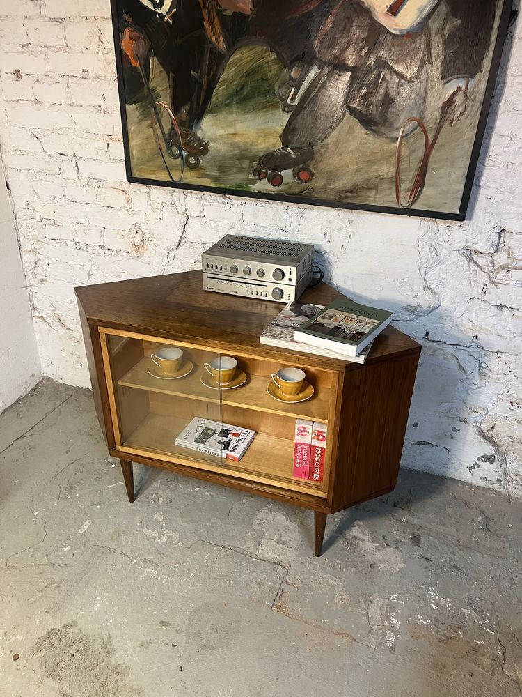 Barek biblioteczka witryna stolik pod tv w jednym prl vintage retro