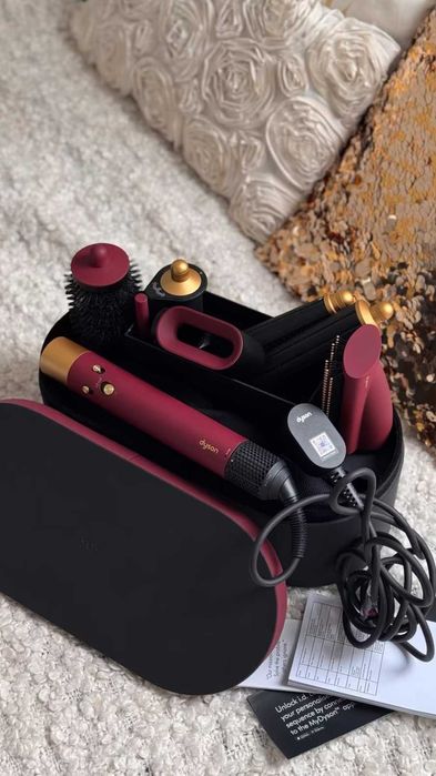 Дайсон стайлер Dyson HS08 i.d. Red Velvet/Gold Оригінал Новий