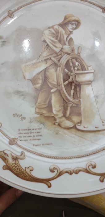 Prato vista alegre homem ao leme