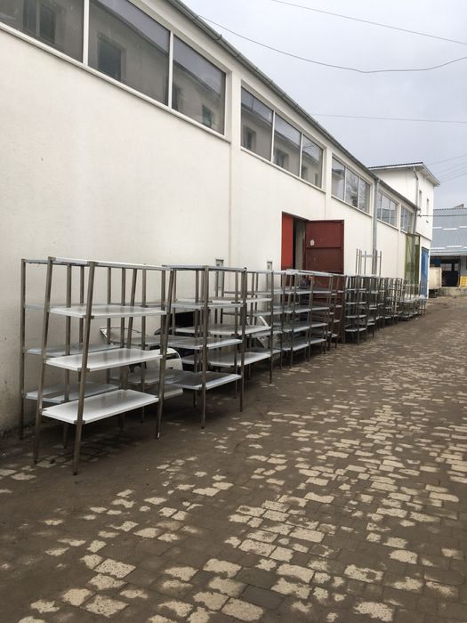 Меблі з нержавійки стіл нержавіійка пока стелаж мийка