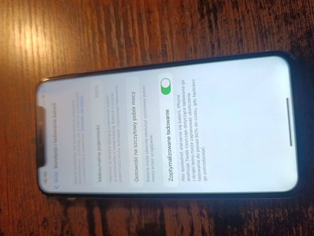 Telefon Apple iPhone X 64GB biały bat. 100%