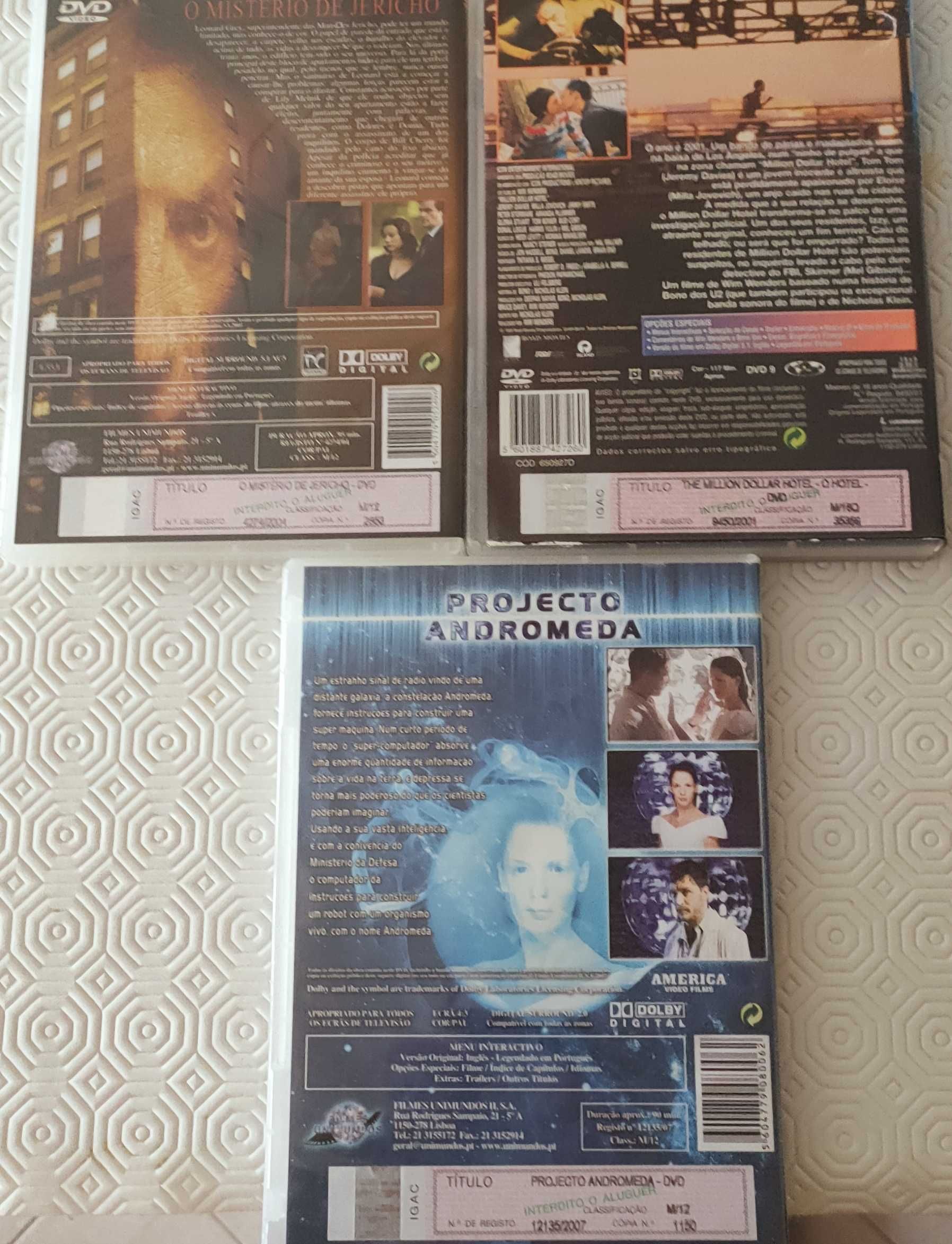 DVD's vários 2,50€ cada