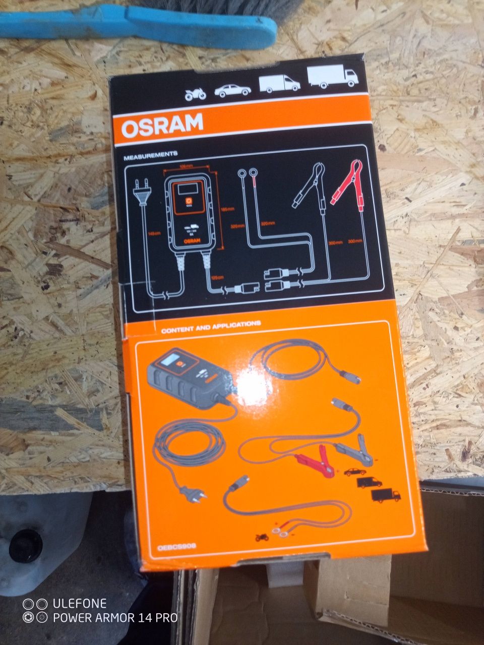 Osram BATTERYcharge 908 8A AGM do Akumulatorów żelowych