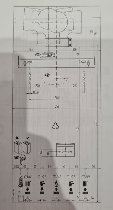 Котел кател baxi main 5 14F б/у олх доставка