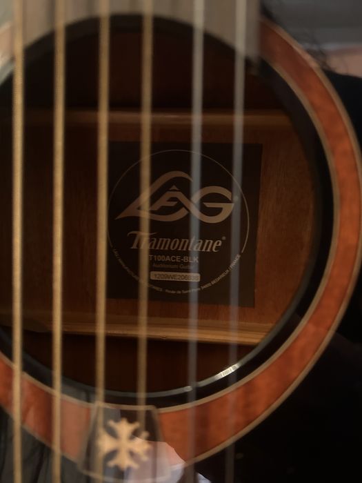 tramontane gitara t100ace-blk