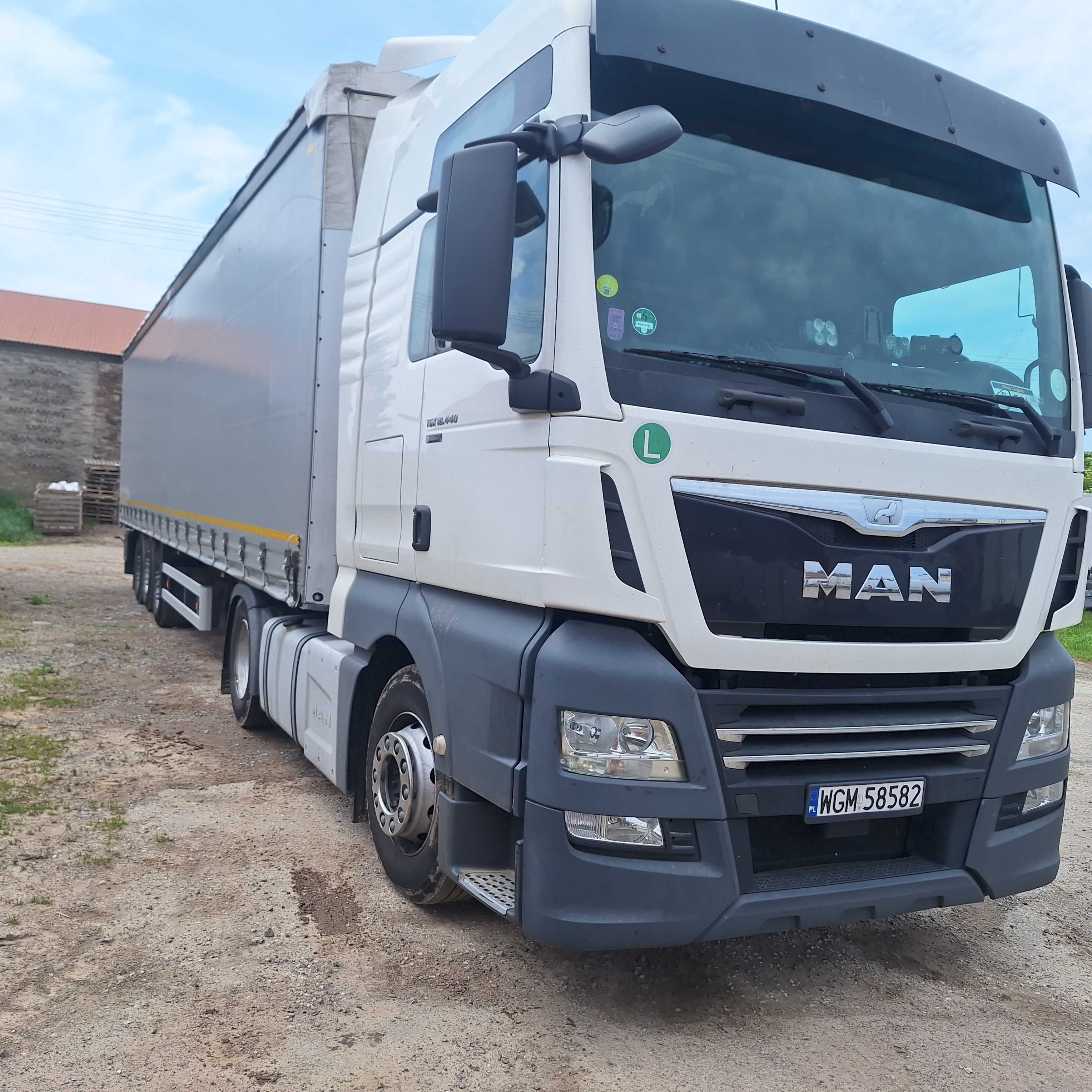 Sprzedam ciągnik siodłowy MAN TGX 440 XXL – 2016 rok, 39 900 netto