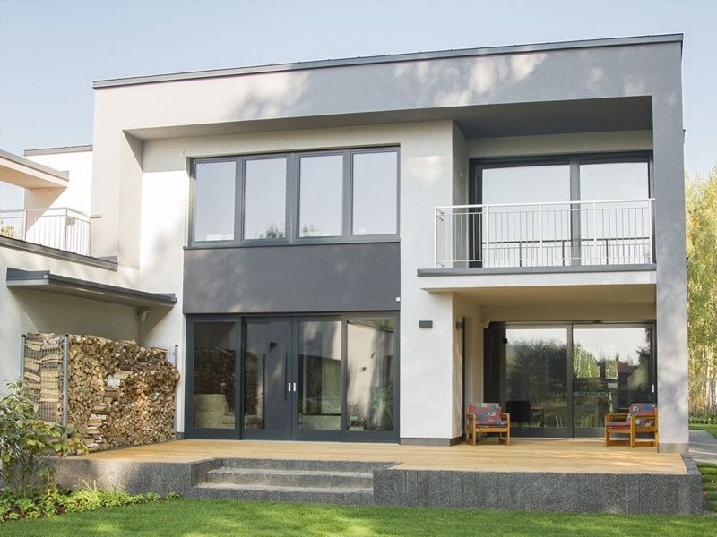 Drzwi Zewnętrzne Przeciwpożarowe PPOŻ EI30 Aluminiowe NA WYMIAR