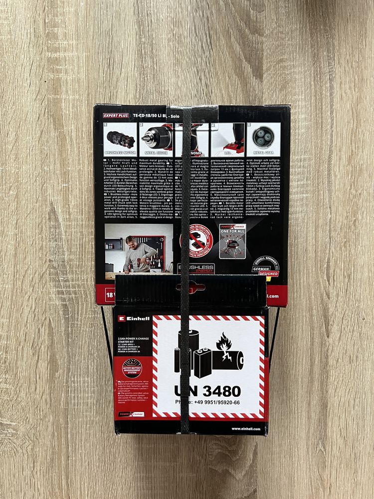 Einhell Wiertarko - Wkrętarka TE - CD 18/50 Akumulator + Ładowarka 18V