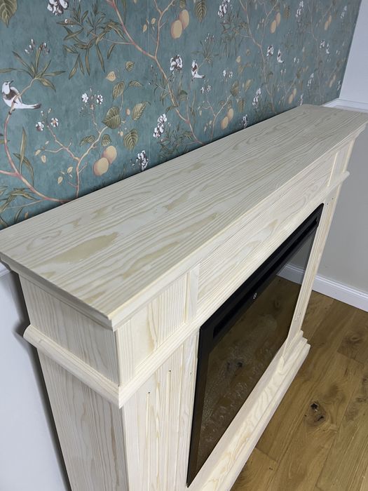 Kominek z DREWNA wkład elektryczny Dimplex eko boho rustic Wonder/LS