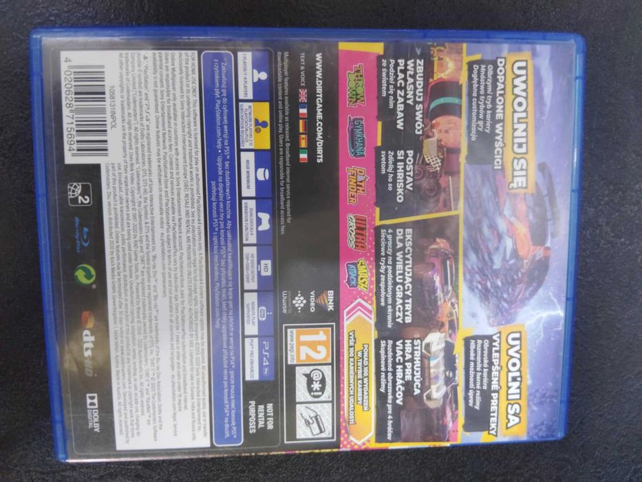 Dirt 5 PS4 Angielska wersja gry