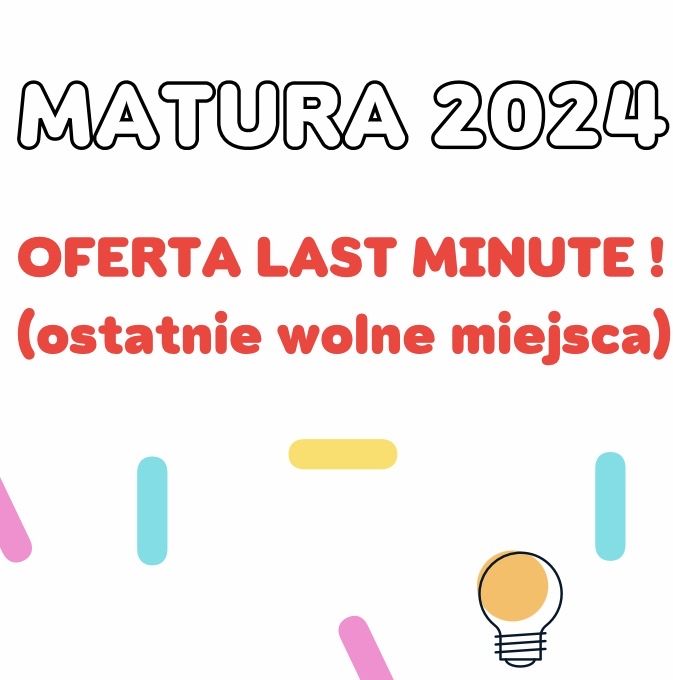 Matura z angielskiego - intensywny kurs